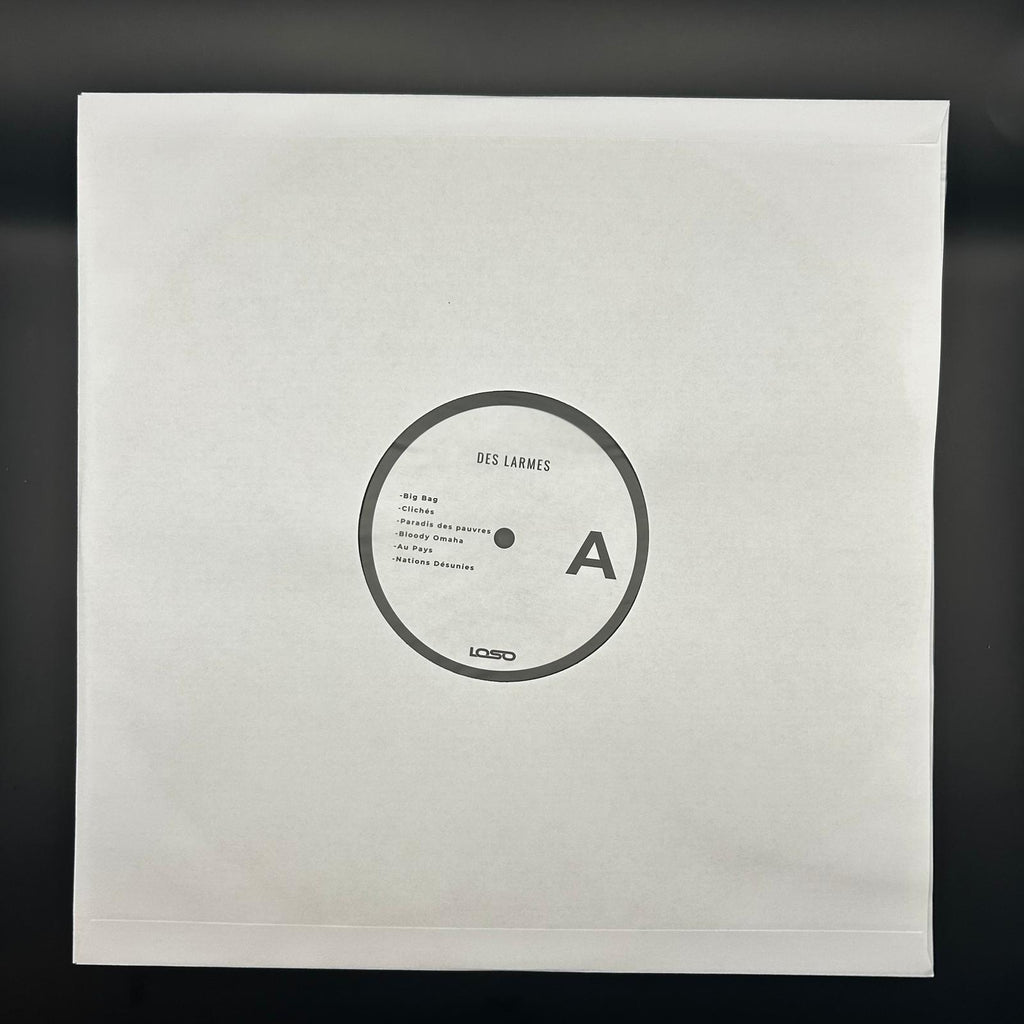 Vinyle LOSO — Des Larmes et Du Vin de Palme — [Black/White Edition] — Sur La Rive - produit en france 