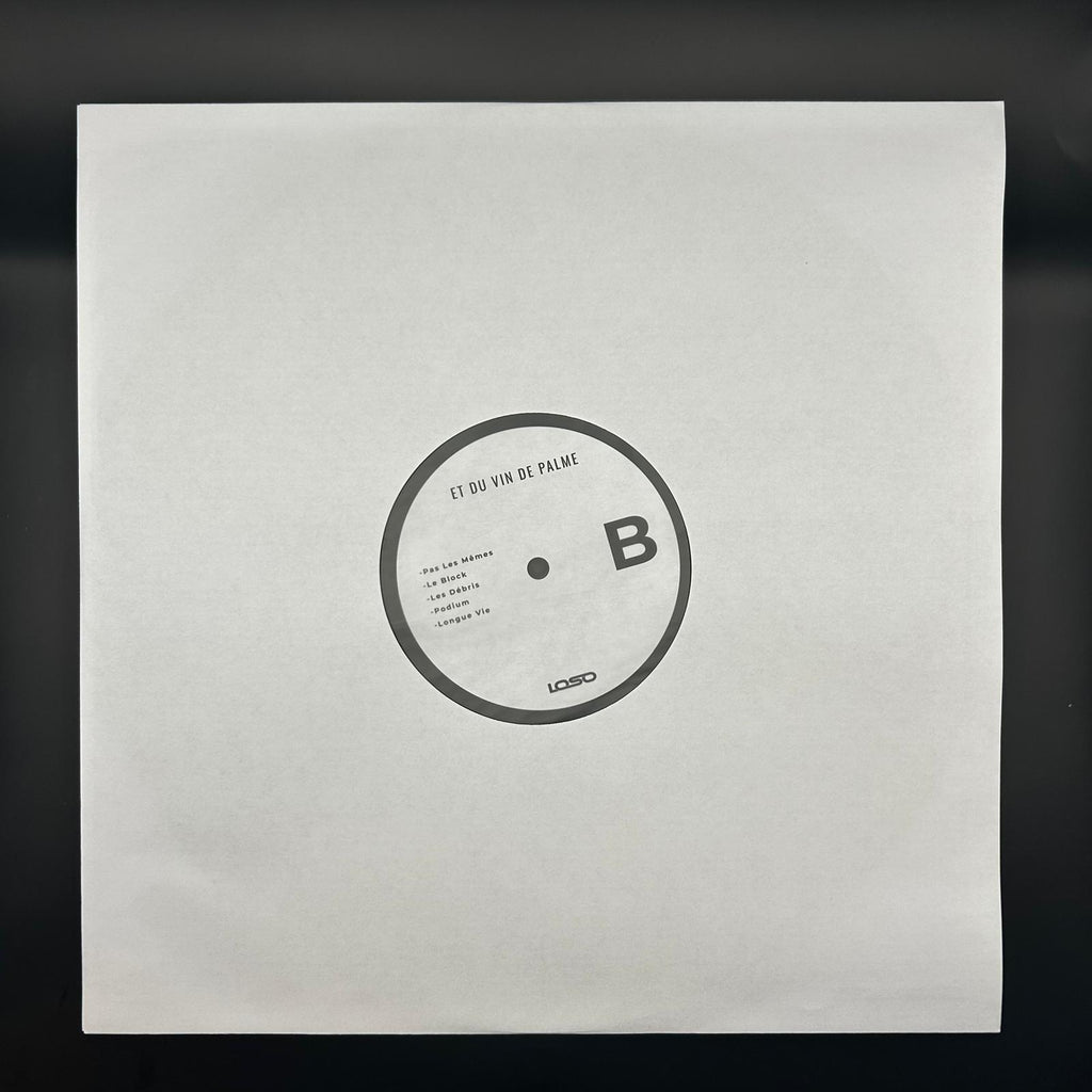 Vinyle LOSO — Des Larmes et Du Vin de Palme — [Black/White Edition] — Sur La Rive - produit en france 