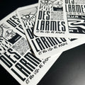 Stickers Sur La Rive, Des Larmes Et Du Vin De Palme, album par LOSO. touché mate, design qualitatif