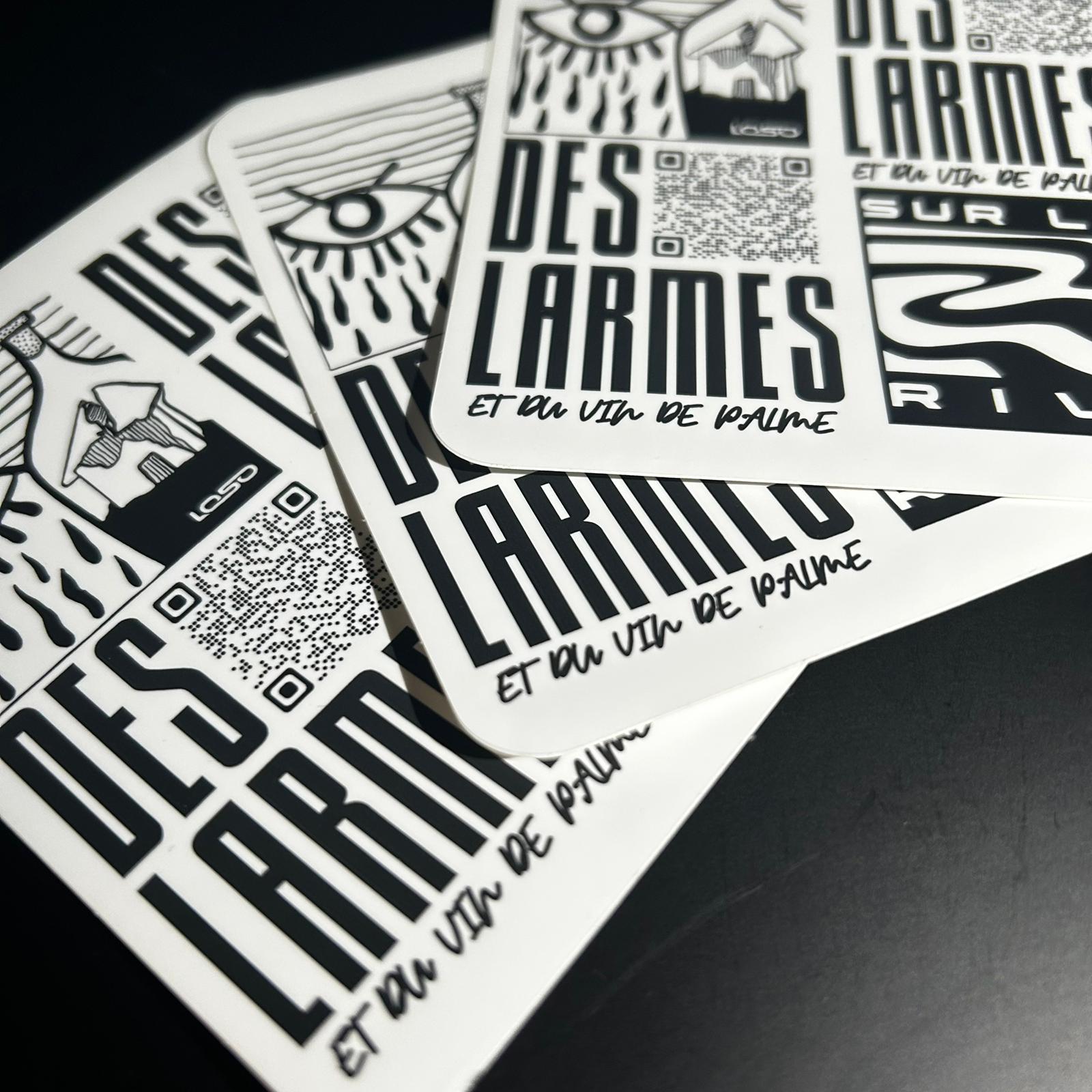 Stickers - Des larmes et du vin de palme