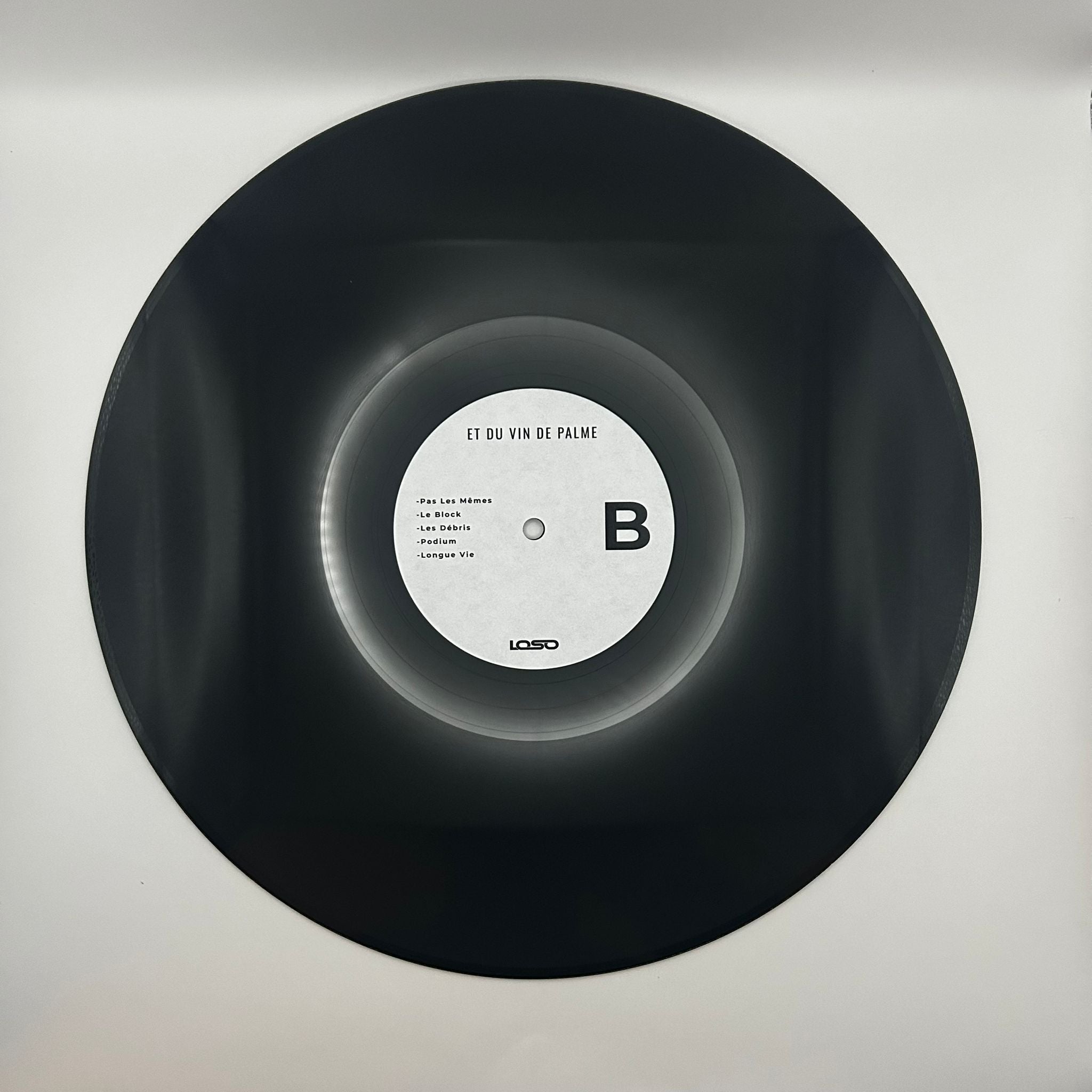 Vinyle LOSO — Des Larmes et Du Vin de Palme — [Black/White Edition] — Sur La Rive - produit en france 